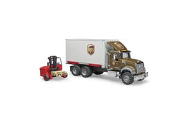 Bruder MACK Granite LKW UPS + Zubehör 1:16