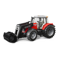 Bruder Traktor Massey Ferguson 7624 mit Frontlader 1:16