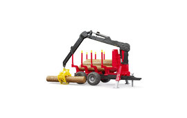 BRUDER Set Forestal Con Muñeco Escala 1:16 (62650) – Juego De Tala Y Leña Con Motosierra Y Accesorios