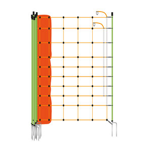 Euronetz Wolfsnetz Plus/Minus 50 m /120 cm Doppelspitze