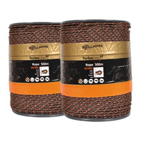 2x 500 m Gallagher Duopack Weidezaunseil TurboLine (terra)