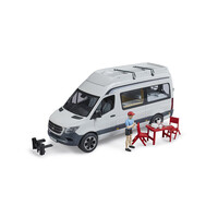 Bruder MB Sprinter Camper mit Fahrer 1:16