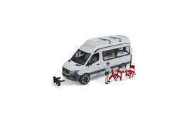 Bruder MB Sprinter Camper mit Fahrer 1:16