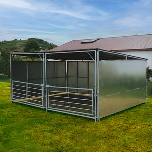 Zerlegbare Weideschutzhütte - doppelt (600 cm)