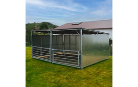 Weideschutzhütte - doppelt (4 x 3 m) - zerlegbar
