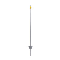 25x Pulsara Federstahlpfahl - 1,05 m silber