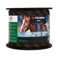 200 m/5 mm Pulsara Weidezaunseil Basic (terra)