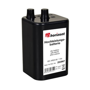 Horizont Blockbatterie 4R25/6 Volt/7 Ah