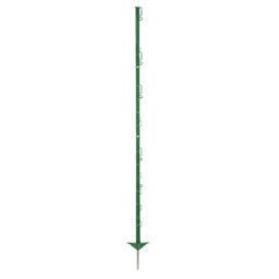 10x Pulsara Kunststoffpfahl - 1,55 m grün