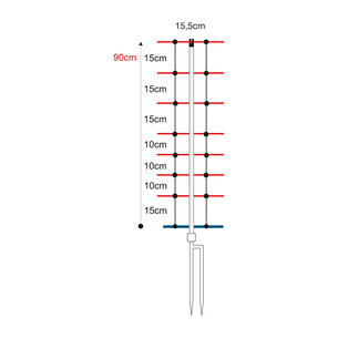 Horinetz High Energy + Erdleiter 90 cm/50 m (Doppelspitze)