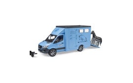 Bruder MB Sprinter Tiertransporter/Pferdetransporter 1:16