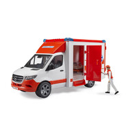 Bruder MB Sprinter Ambulanz mit Fahrer 1:16