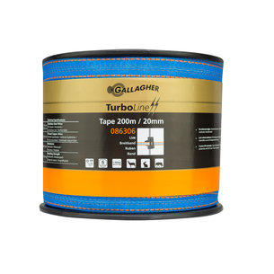 200 m/20 mm Gallagher Band TurboLine (blau)