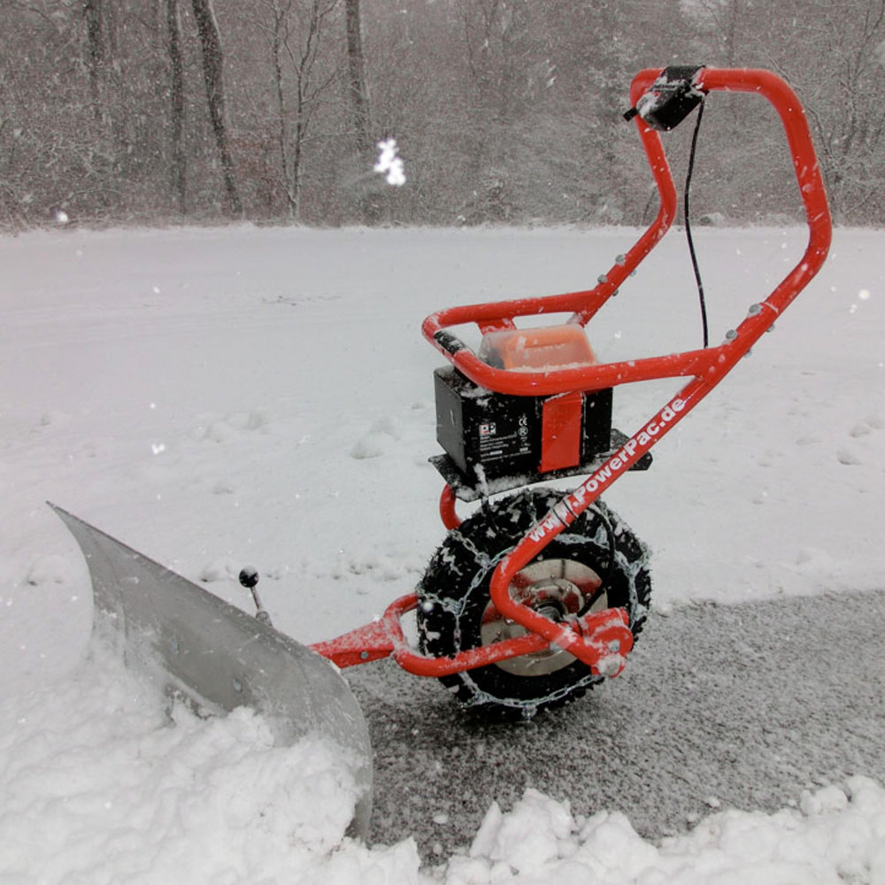 PowerPac ElektroSchneeschieber mit Edelstahlschild ES230 AgrarGIGANT