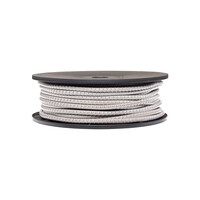 Gallagher Elastisches Seil/Cord (Bungee) - weiß/schwarz - 50 m