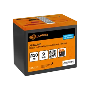 Gallagher Alkaline Powerpack Weidezaunbatterie 9V/210 Ah