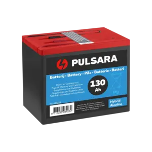 Pulsara Hybrid-Alkaline Weidezaunbatterie 9V/130 Ah