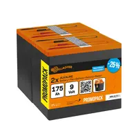 Gallagher Duopack Alkaline Weidezaunbatterie 9V/175 Ah (Duopack)