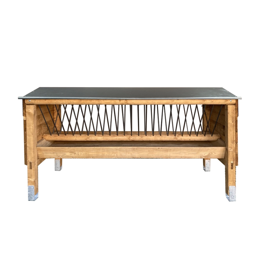 Große Heuraufe Aus Stahl 56x33x60cm - Futterspargitter Für Ziegen, Schafe & Pferde