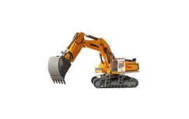 siku 6740, Liebherr R980 SME Crawler Excavator, Remotely Controlled, 1:32, Bluetooth Remote Control, Included, App Control with Sound, Metal/Plastic, Yellow
