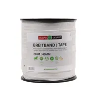 GIGANT Pferdezaun-Breitband Basic (weiß) - 200 m/40 mm