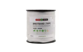 GIGANT Pferdezaun-Breitband Basic (weiß) - 200 m/40 mm