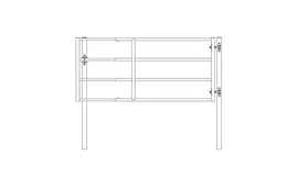 Growi Comfort Line FN Weidetor (Metalltor) - H: 110 x B: 505-600 cm