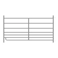 10x Steckfixhorde/Weidepanel - 200 x 90 cm