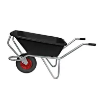 Growi Schubkarre Compact - 120 l - schwarz