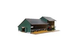 Kids Globe Viehstall mit Holzscheune 1:32