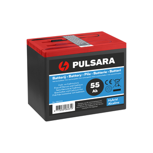 Pulsara Hybrid-Alkaline Batterie 9V/55 Ah