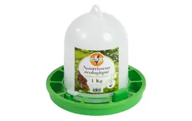 Kunststoff-Futterautomat für Hühner - 1 kg