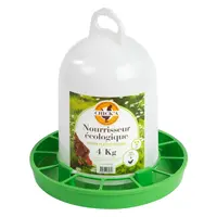 Kunststoff-Futterautomat für Hühner - 4 kg