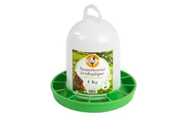 Kunststoff-Futterautomat für Hühner - 4 kg