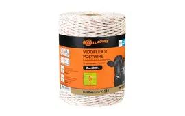 Gallagher Weidezaunlitze Vidoflex 9 (weiß) - 200 m