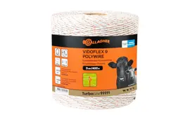 Gallagher Weidezaunlitze Vidoflex 9 (weiß) - 400 m