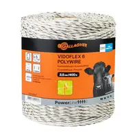 400 m Gallagher Weidezaunlitze Vidoflex 6 (weiß)