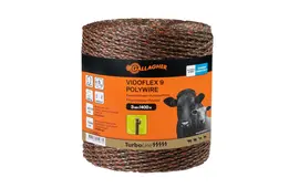 400 m Gallagher Weidezaunlitze Vidoflex 9 (terra)