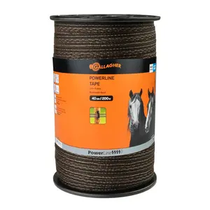 200 m/40 mm Gallagher Weidezaunband PowerLine (terra)