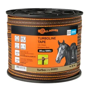 200 m/20 mm Gallagher Weidezaunband TurboLine (terra)