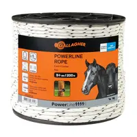200 m Gallagher Weidezaunseil PowerLine Cord (weiß)