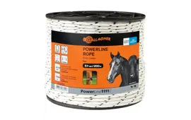 Gallagher Weidezaunseil PowerLine Cord (weiß) - 200 m