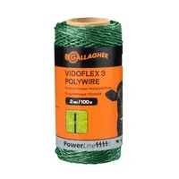 Gallagher Weidezaunlitze Vidoflex 3 (grün) - 100 m