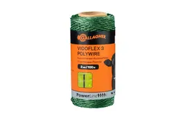 Gallagher Weidezaunlitze Vidoflex 3 (grün) - 100 m