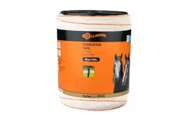 Gallagher Pferdezaun-Breitband TurboStar (weiß) - 100 m/40 mm