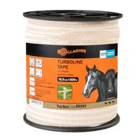 Gallagher Pferdezaun-Breitband TurboLine (weiß) - 200 m/12,5 mm