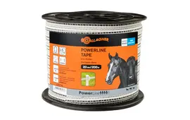 Gallagher Pferdezaun-Breitband PowerLine (weiß) - 200 m/20 mm