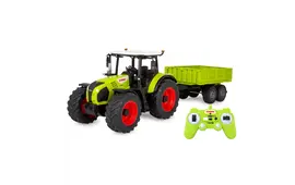 Jamara Traktor Claas Arion 660 + Kippanhänger mit Fernsteuerung 1:24