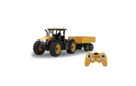 Jamara Traktor JCB Fastrac mit Kippanhänger 1:24