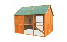 Hühnerstall Norway mit Freigehege und hochwertiger Ausstattung